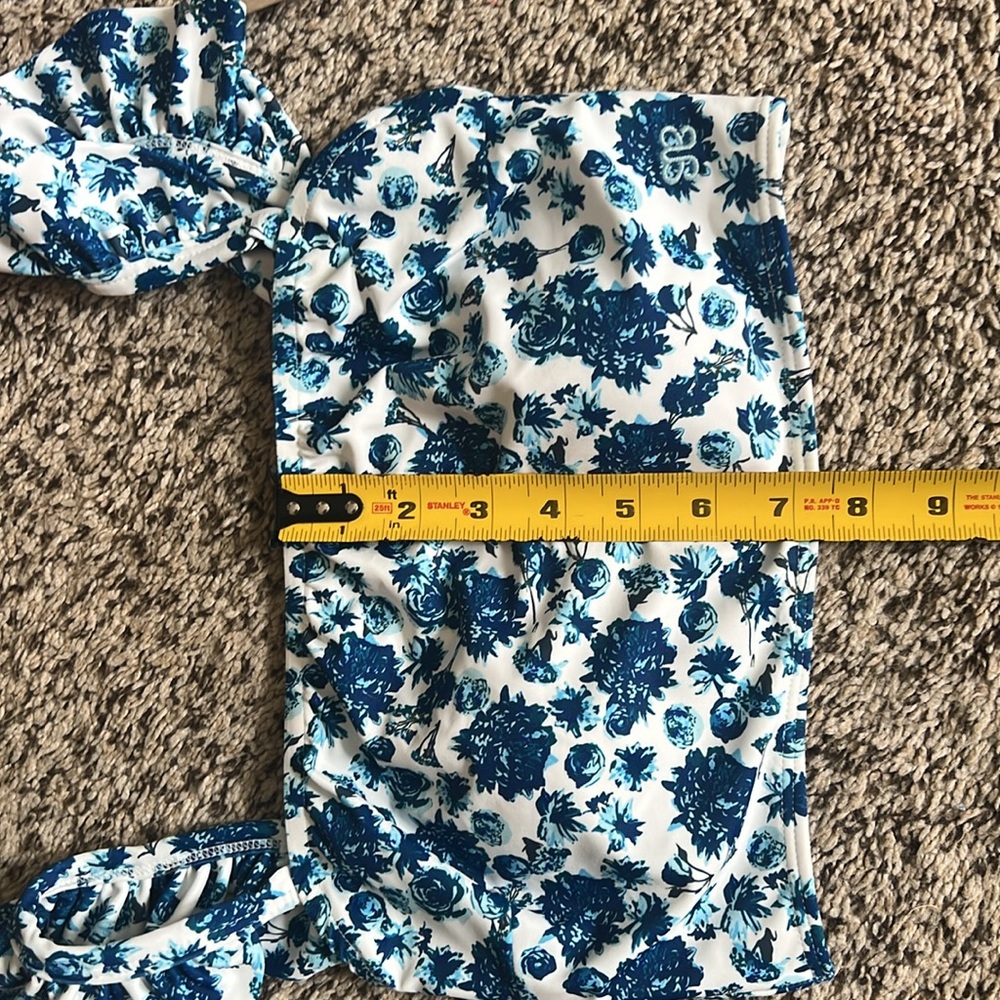 NWT Albion Fit 2 piece bikini set Santorini print. Size.Small - Picture 14 of 16